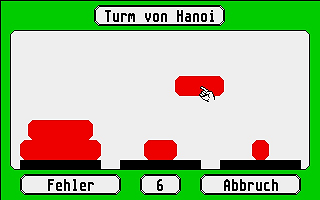 Turm von Hanoi atari screenshot